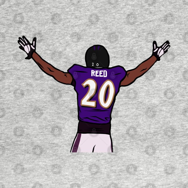 Ed Reed Embrace The Crowd by rattraptees